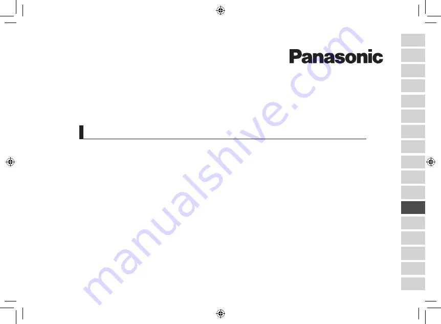 Panasonic ES-LV9Q Operating Instructions Manual Download Page 281