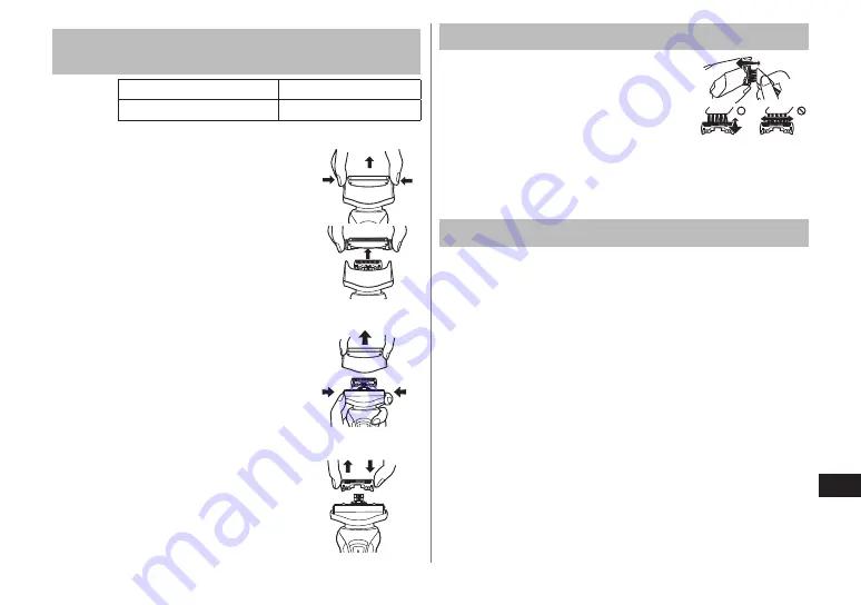 Panasonic ES?RT31 Operating Instructions Manual Download Page 49