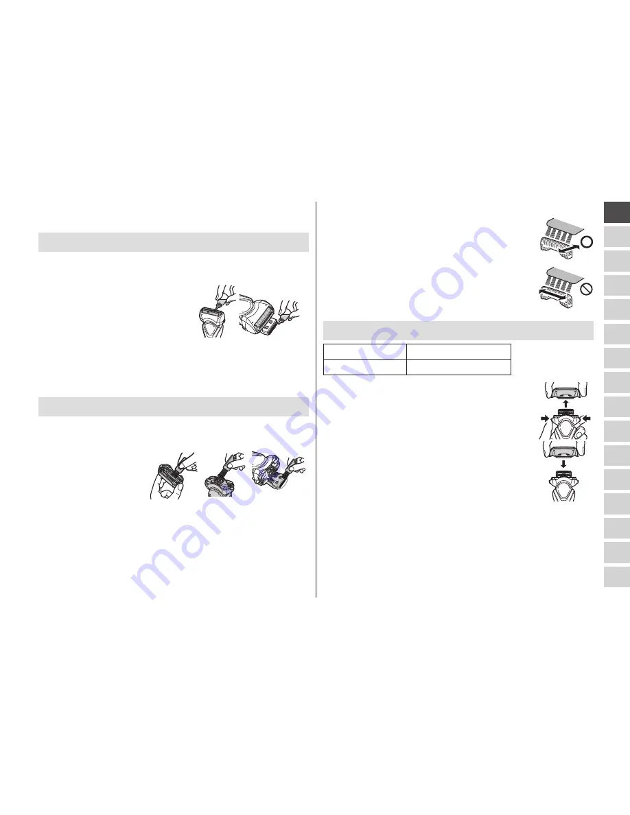 Panasonic ES-RT37 Operating Instructions Manual Download Page 17