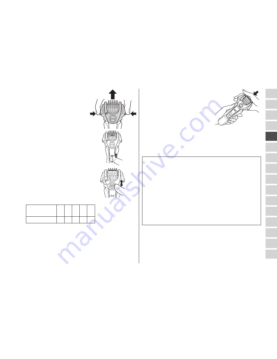 Panasonic ES-RT37 Operating Instructions Manual Download Page 83