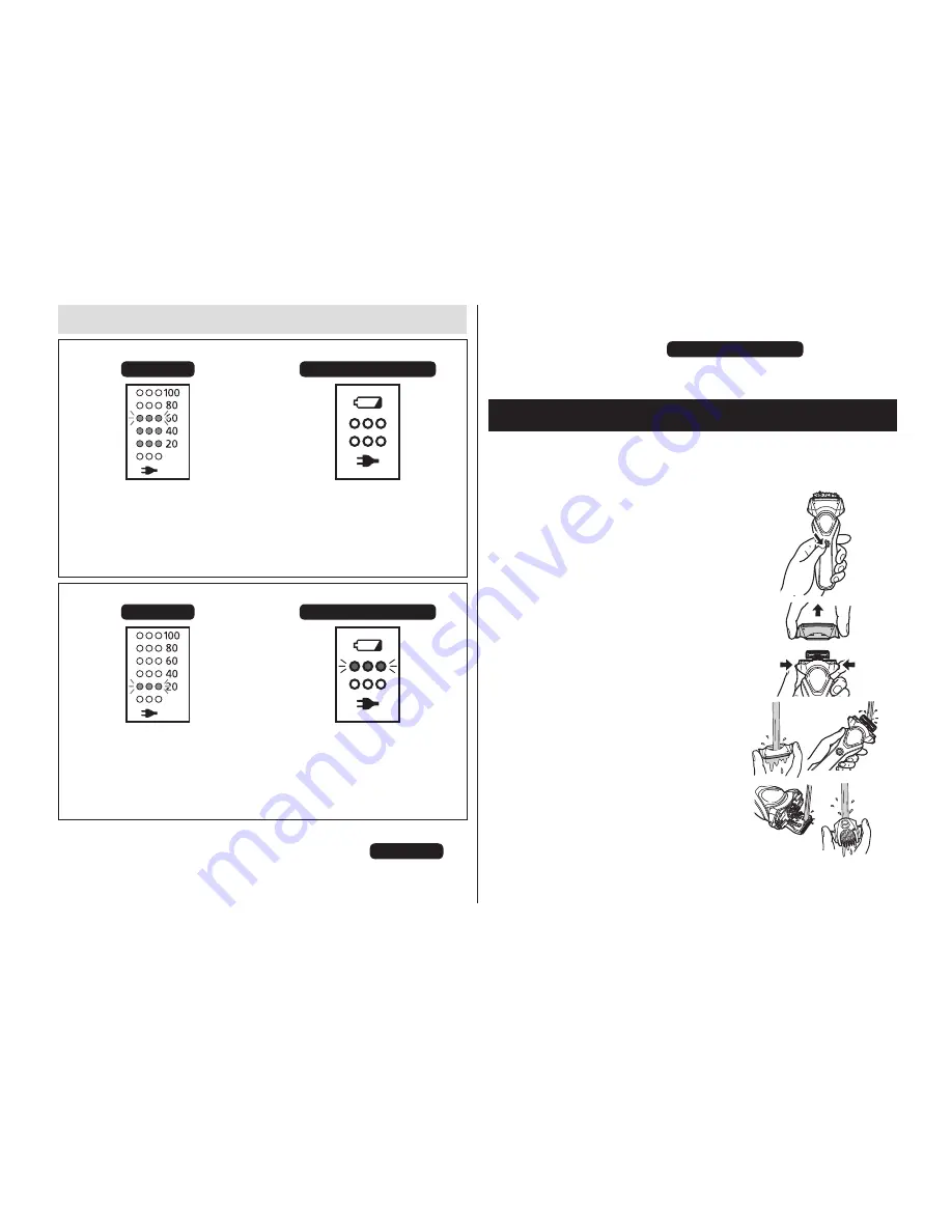 Panasonic ES-RT37 Operating Instructions Manual Download Page 84