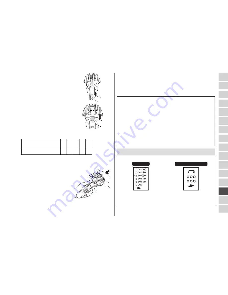 Panasonic ES-RT37 Operating Instructions Manual Download Page 233