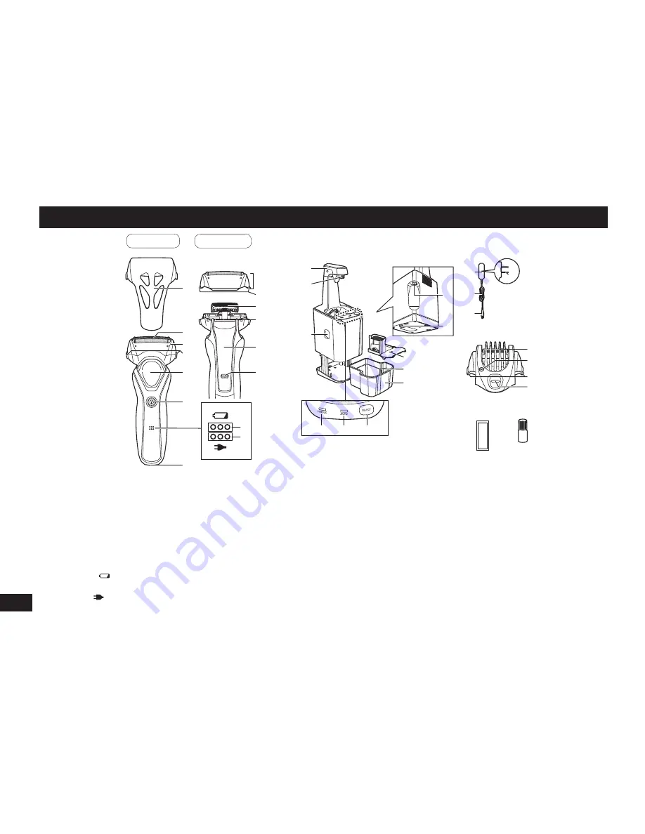 Panasonic ES-RT97 Operating Instructions Manual Download Page 54