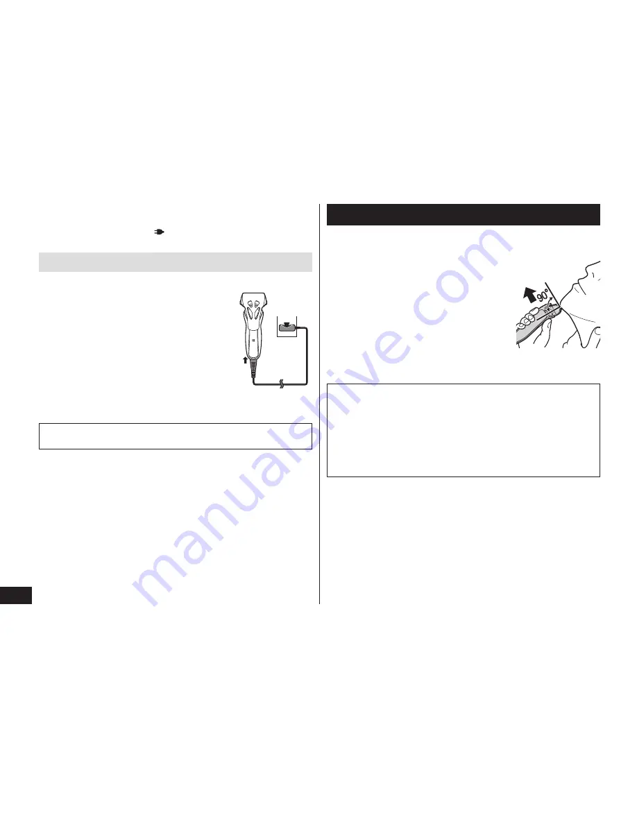 Panasonic ES-RT97 Operating Instructions Manual Download Page 56