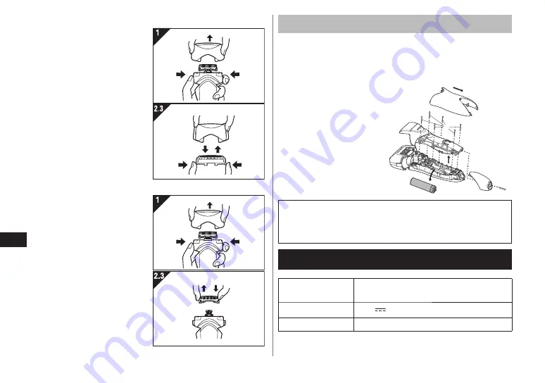 Panasonic ES-ST21 Operating Instructions Manual Download Page 16