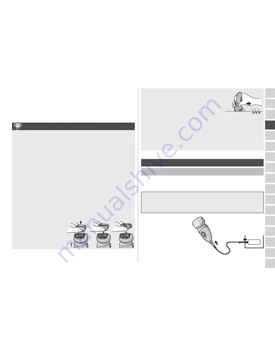 Panasonic ES-WD42 Operating Instructions Manual Download Page 35