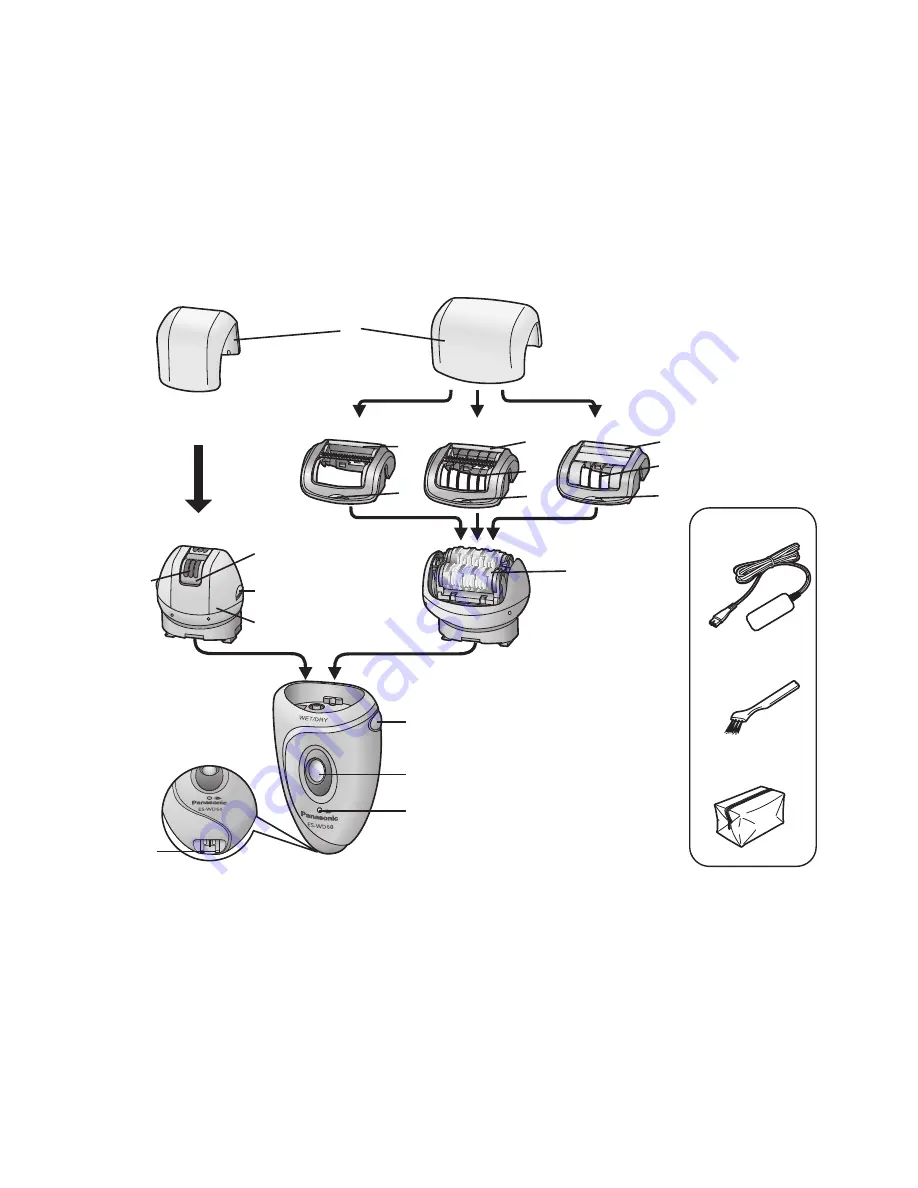 Panasonic ES-WD60 Operating Instructions Manual Download Page 3