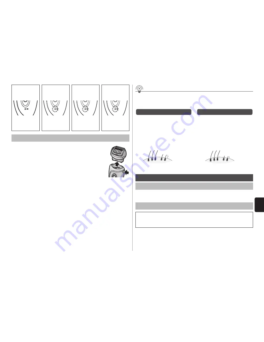 Panasonic ES-WD60 Operating Instructions Manual Download Page 43