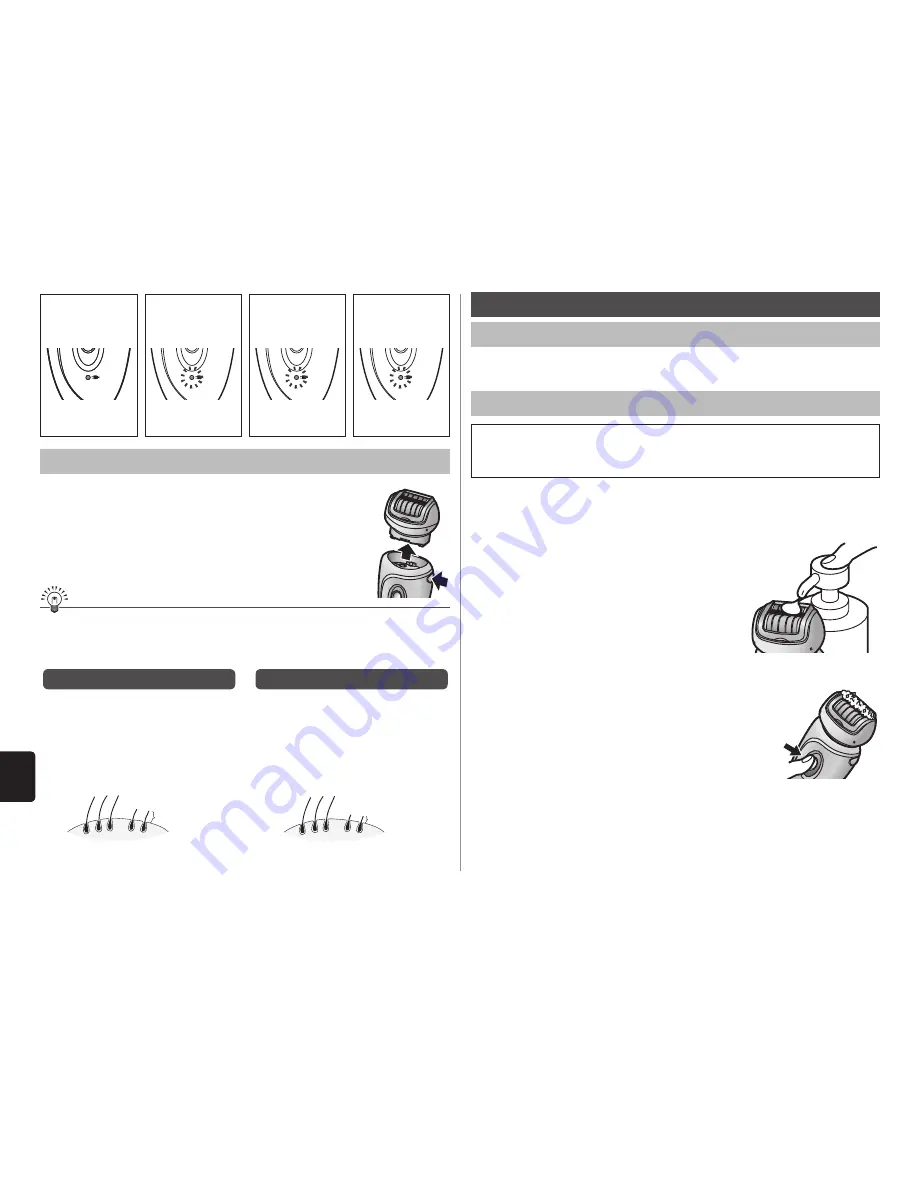 Panasonic ES-WD60 Operating Instructions Manual Download Page 104