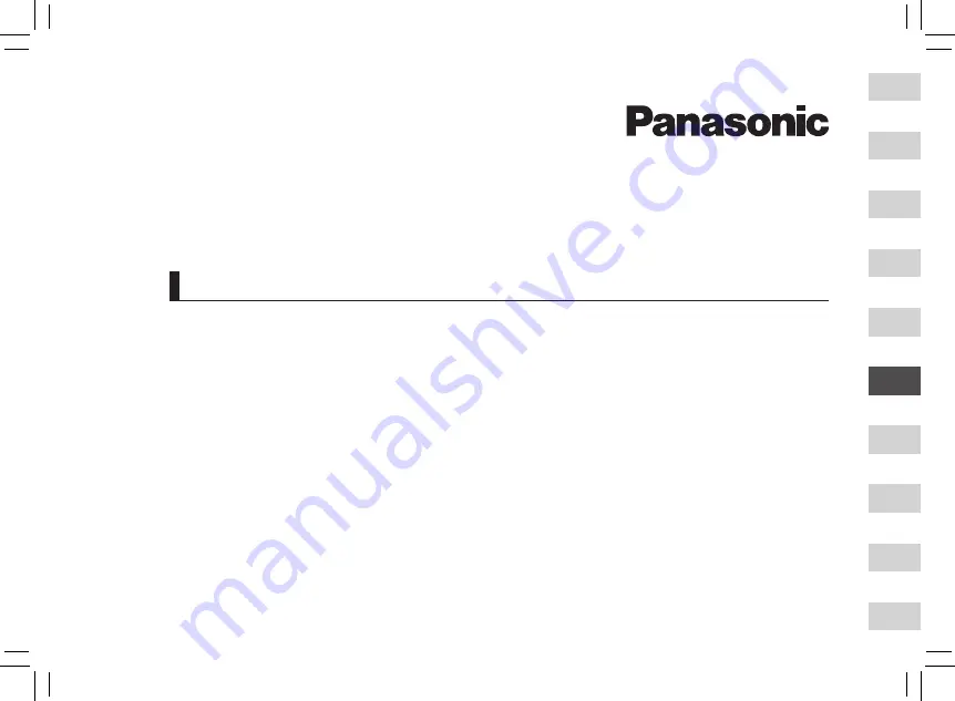 Panasonic ES-WE22 Operating Instructions Manual Download Page 63