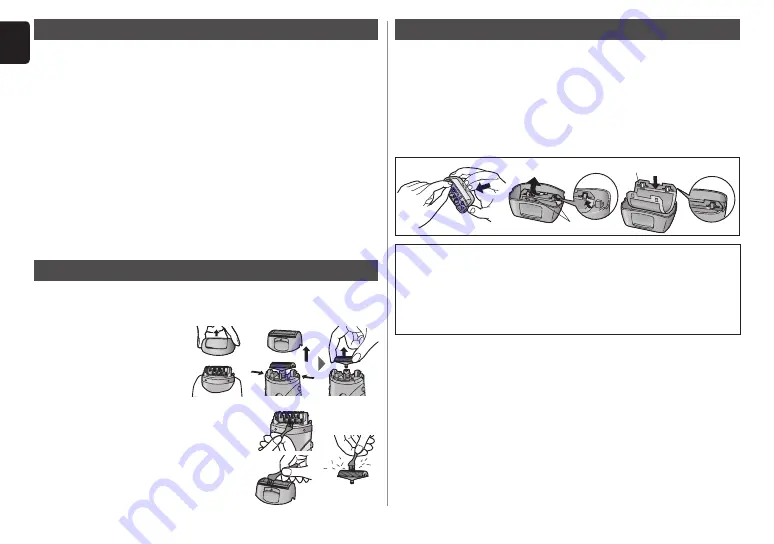 Panasonic ES-WS10 Operating Instructions Manual Download Page 8