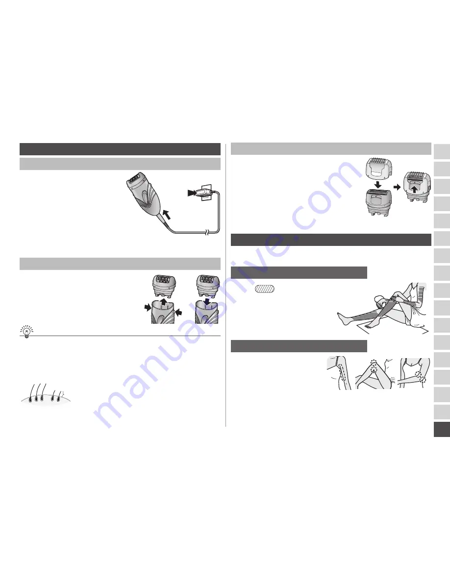 Panasonic ES-WS20 Operating Instructions Manual Download Page 87