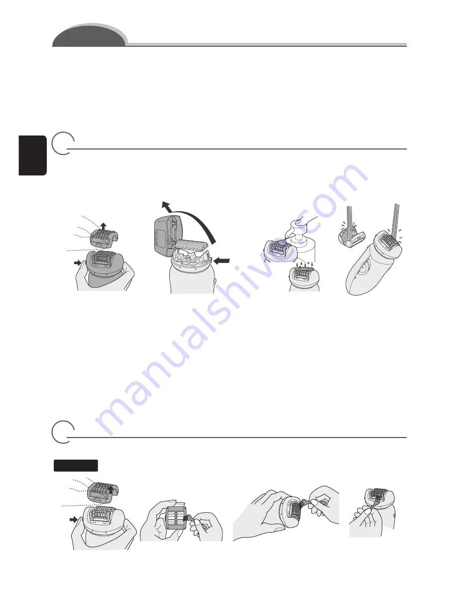 Panasonic ES2053 Operating Instructions Manual Download Page 22