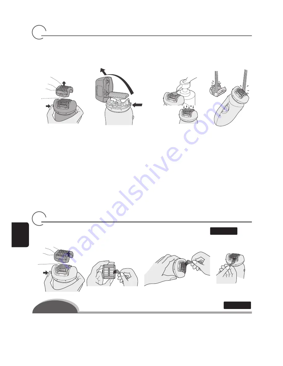 Panasonic ES2053 Operating Instructions Manual Download Page 54