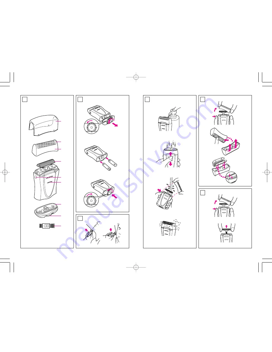 Panasonic ES3830 Operating Instructions Manual Download Page 2