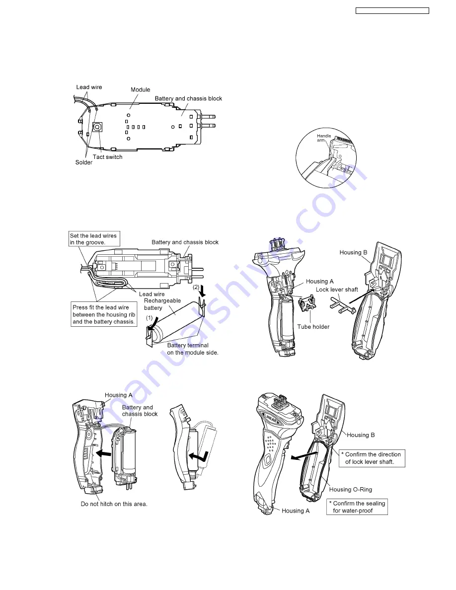 Panasonic ES8075-U1 Скачать руководство пользователя страница 5