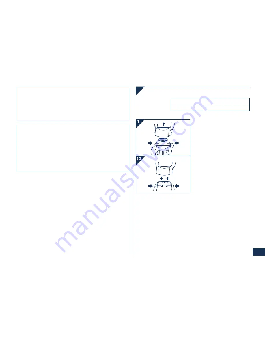 Panasonic ES8103 Operating Instructions Manual Download Page 51