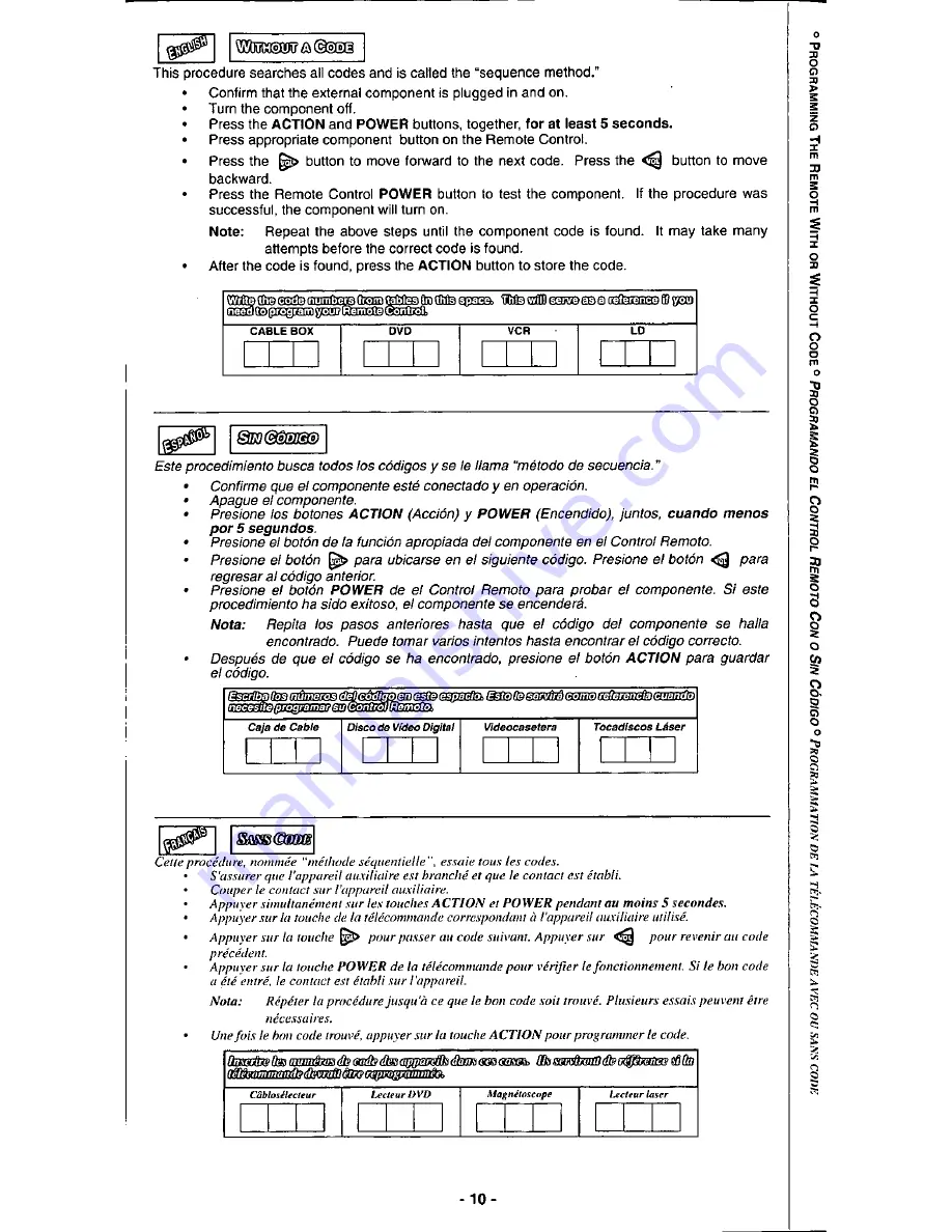 Panasonic EUR511171B Скачать руководство пользователя страница 10