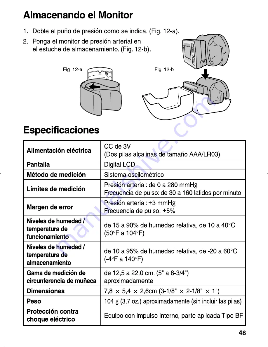 Panasonic EW-3006 Operating Instructions Manual Download Page 49