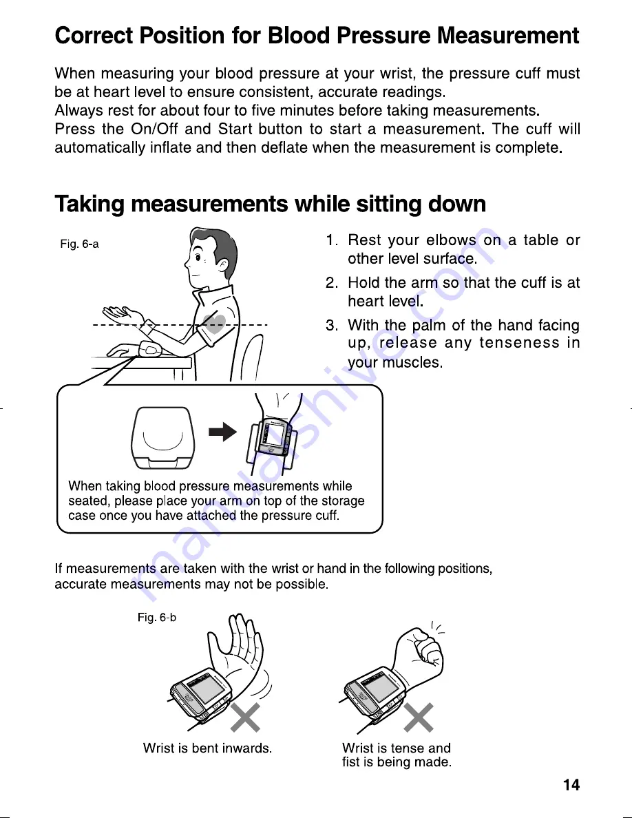 Panasonic EW-3039 Operating Instructions Manual Download Page 15