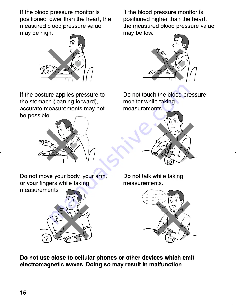 Panasonic EW-3039 Operating Instructions Manual Download Page 16