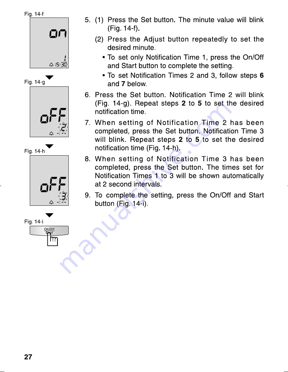 Panasonic EW-3039 Operating Instructions Manual Download Page 28