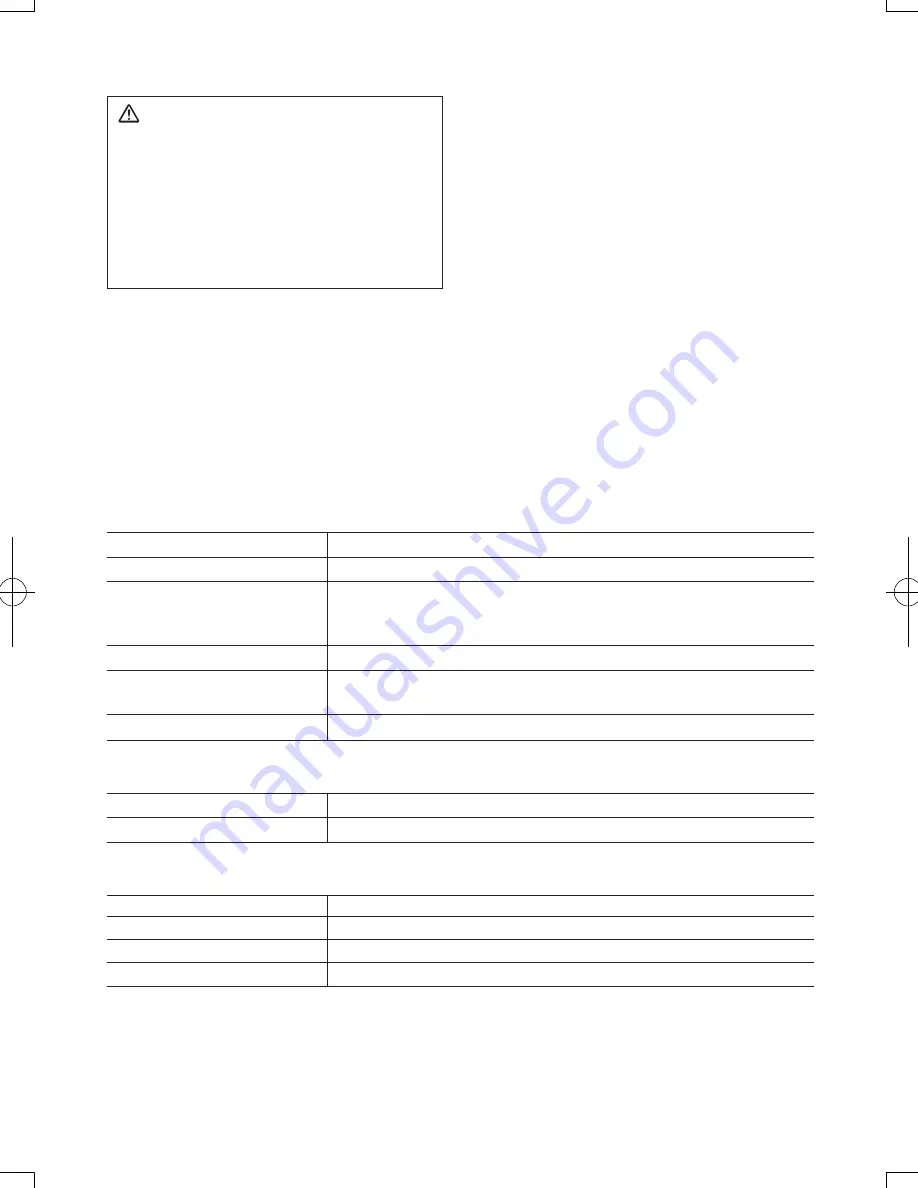 Panasonic EY3552 - 18V METAL SAW Operating Instructions Manual Download Page 102