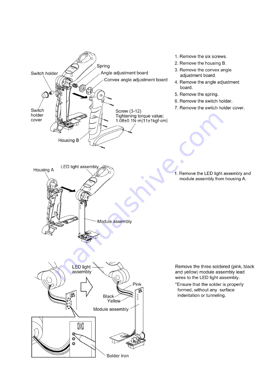 Panasonic EY37C2 Service Manual Download Page 5