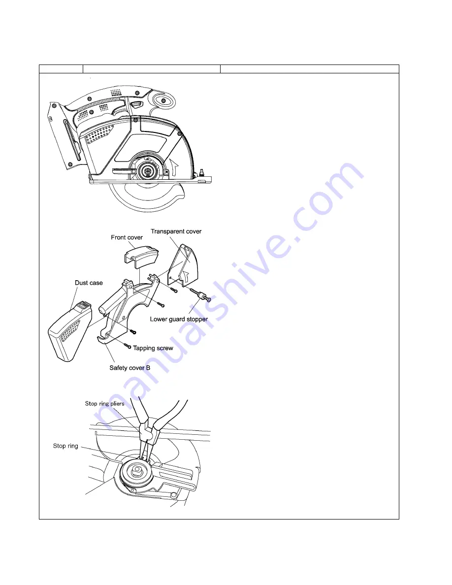 Panasonic EY4542 - CIRCULAR SAW 14.4V Service Manual Download Page 6