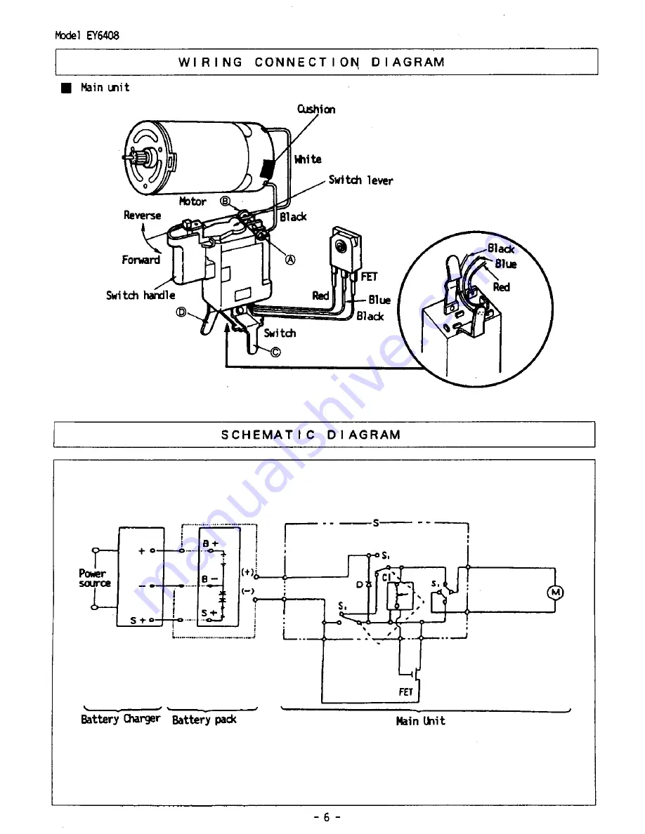 Panasonic EY6408 Service Manual Download Page 6