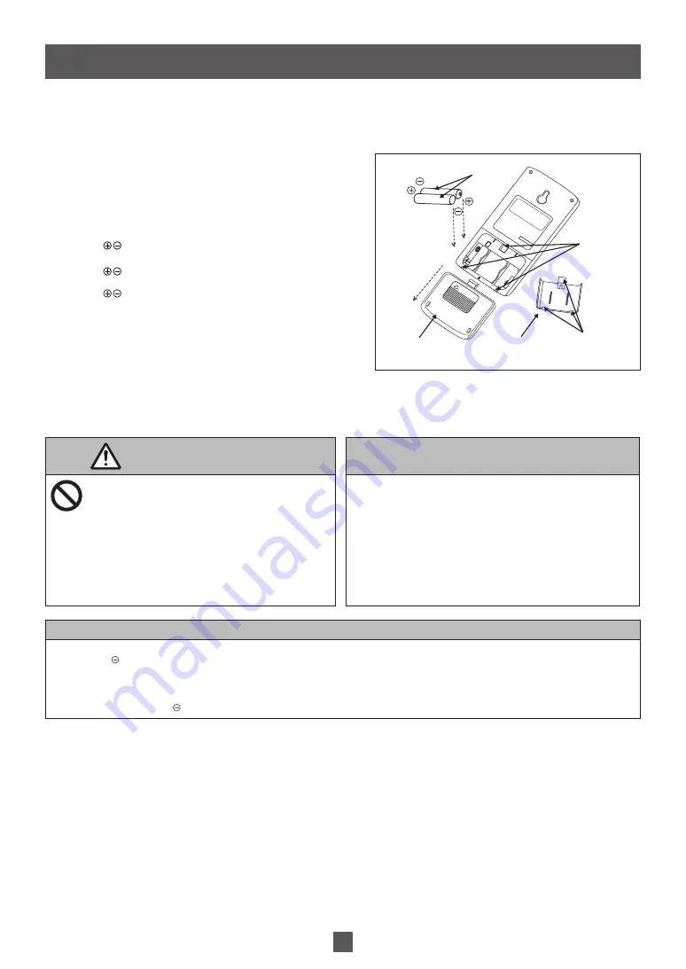 Panasonic F-60SVN Operating And Installation Instructions Download Page 12