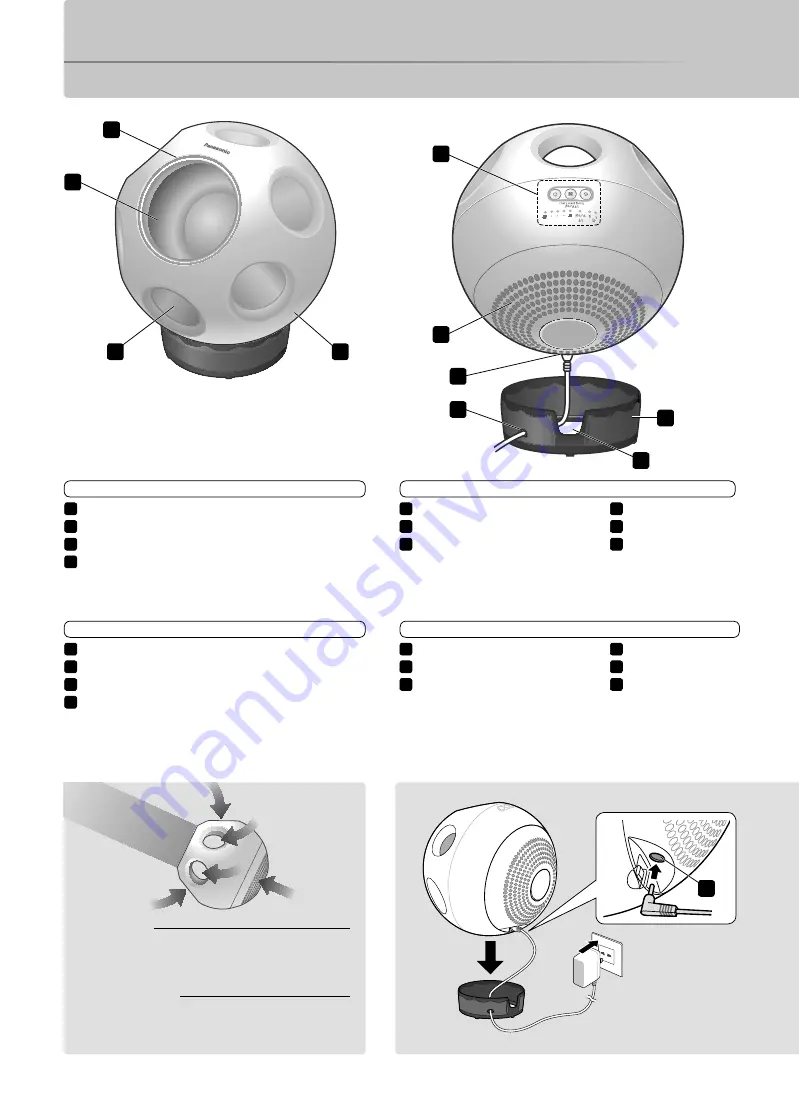 Panasonic F-BR251 Operating Instructions Manual Download Page 8