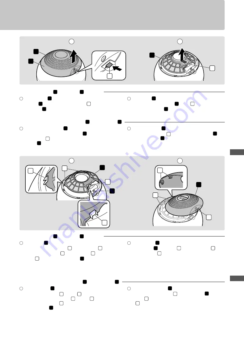 Panasonic F-BR251 Operating Instructions Manual Download Page 13