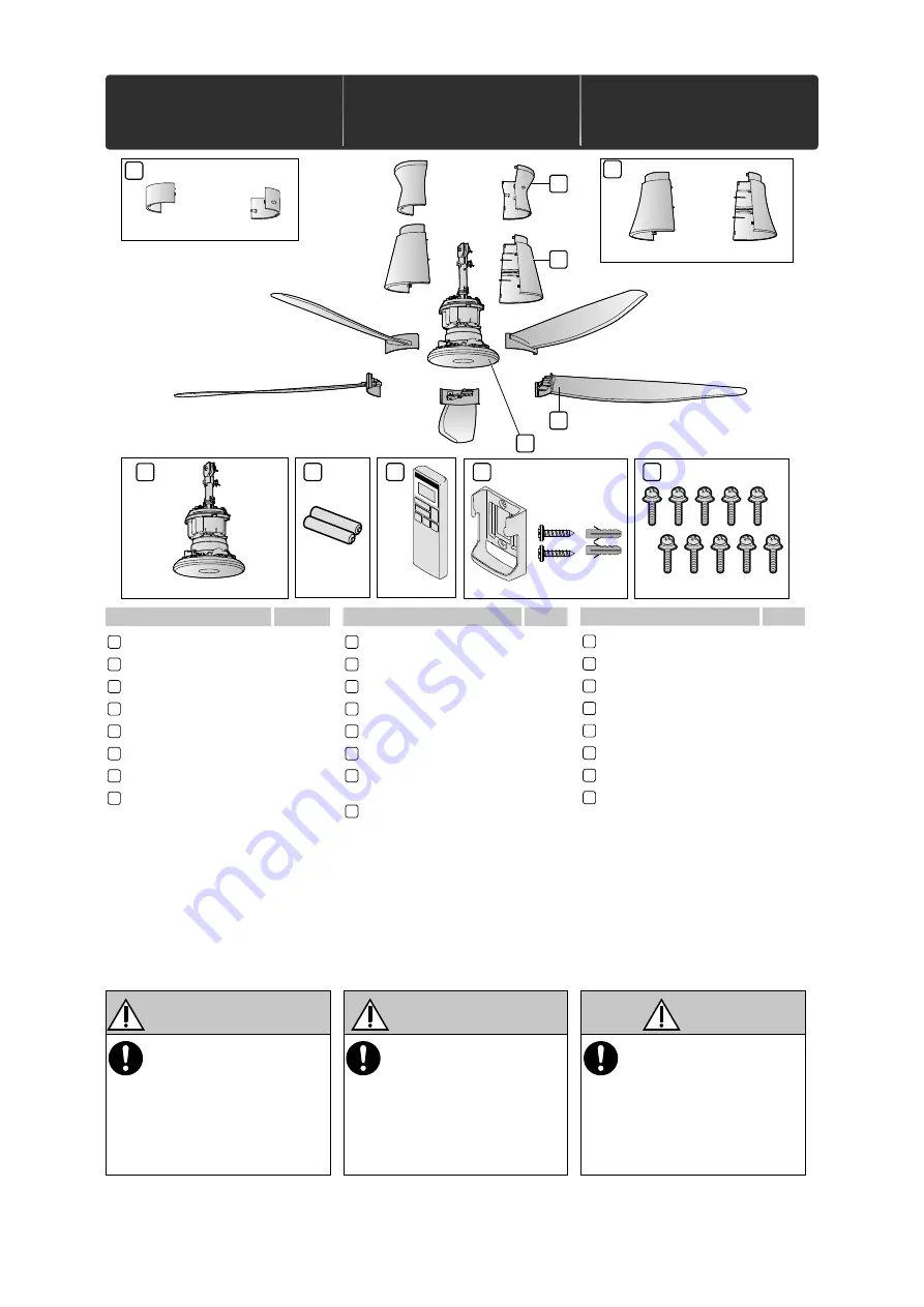 Panasonic F-M15EX Operating And Installation Instructions Download Page 7