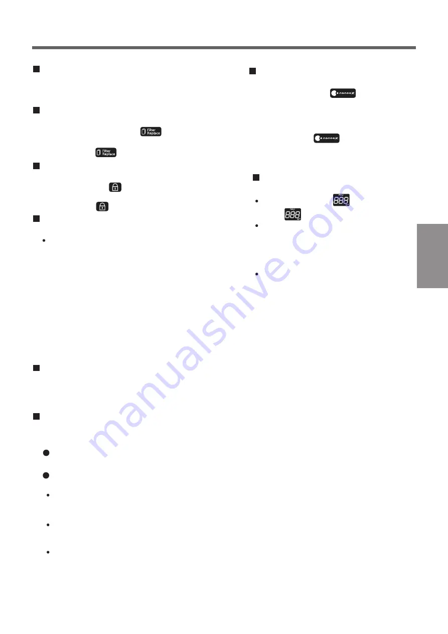 Panasonic F-PXU70A Operating Instructions Manual Download Page 9