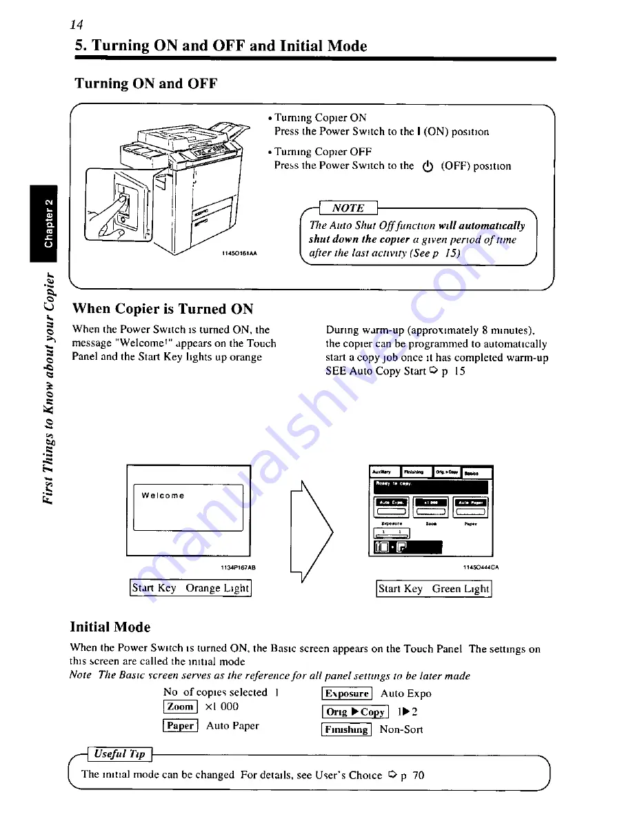 Panasonic FA-A901 Operating Manual Download Page 22