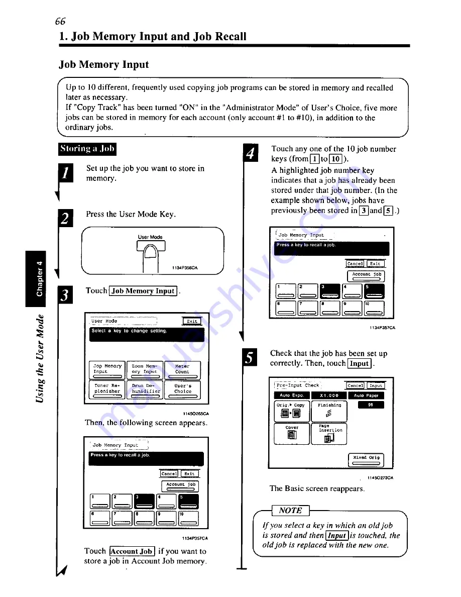 Panasonic FA-A901 Operating Manual Download Page 74