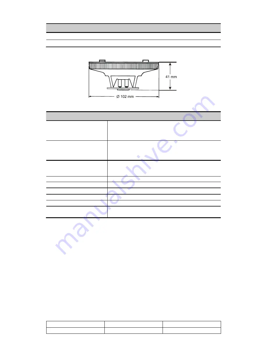 Panasonic Fire Alarm Systems Heat Detectors 6275 Specification Sheet Download Page 2