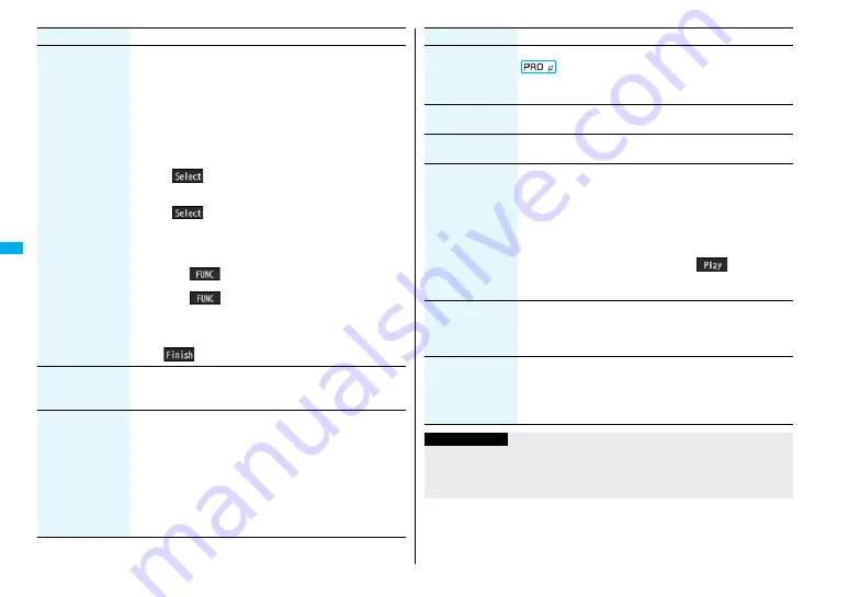 Panasonic Foma p705im Instruction Manual Download Page 186