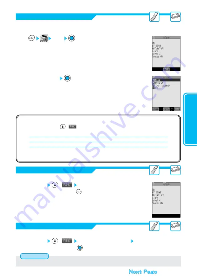 Panasonic FOMA P900iV Manual Download Page 227