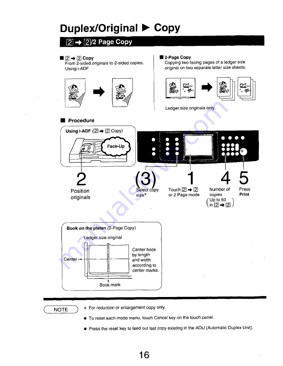 Panasonic FP-7735 Скачать руководство пользователя страница 16