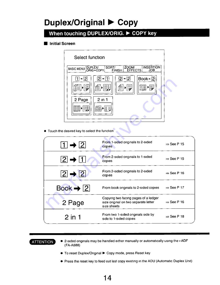 Panasonic FP-7742 Operating Manual Download Page 14