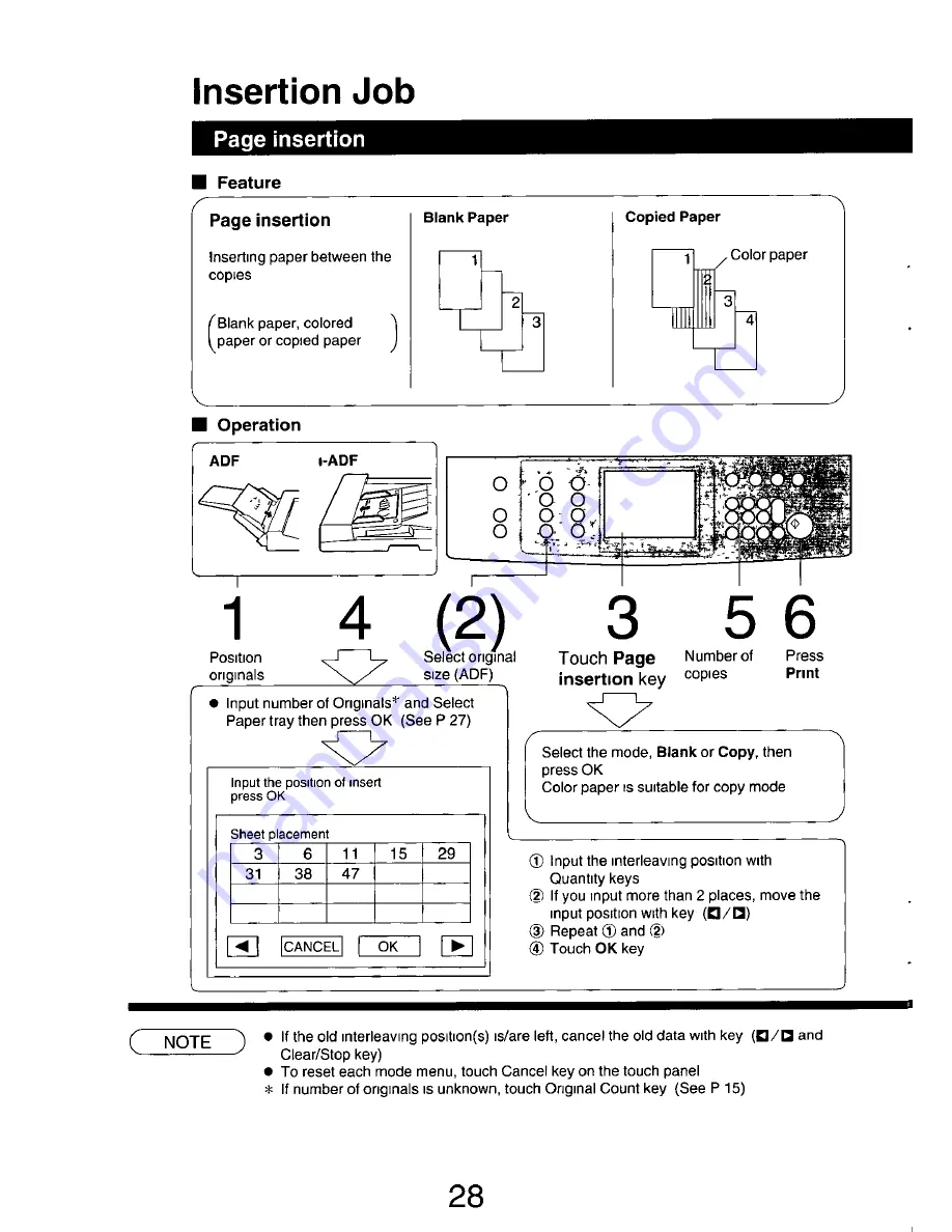 Panasonic FP-7742 Operating Manual Download Page 28