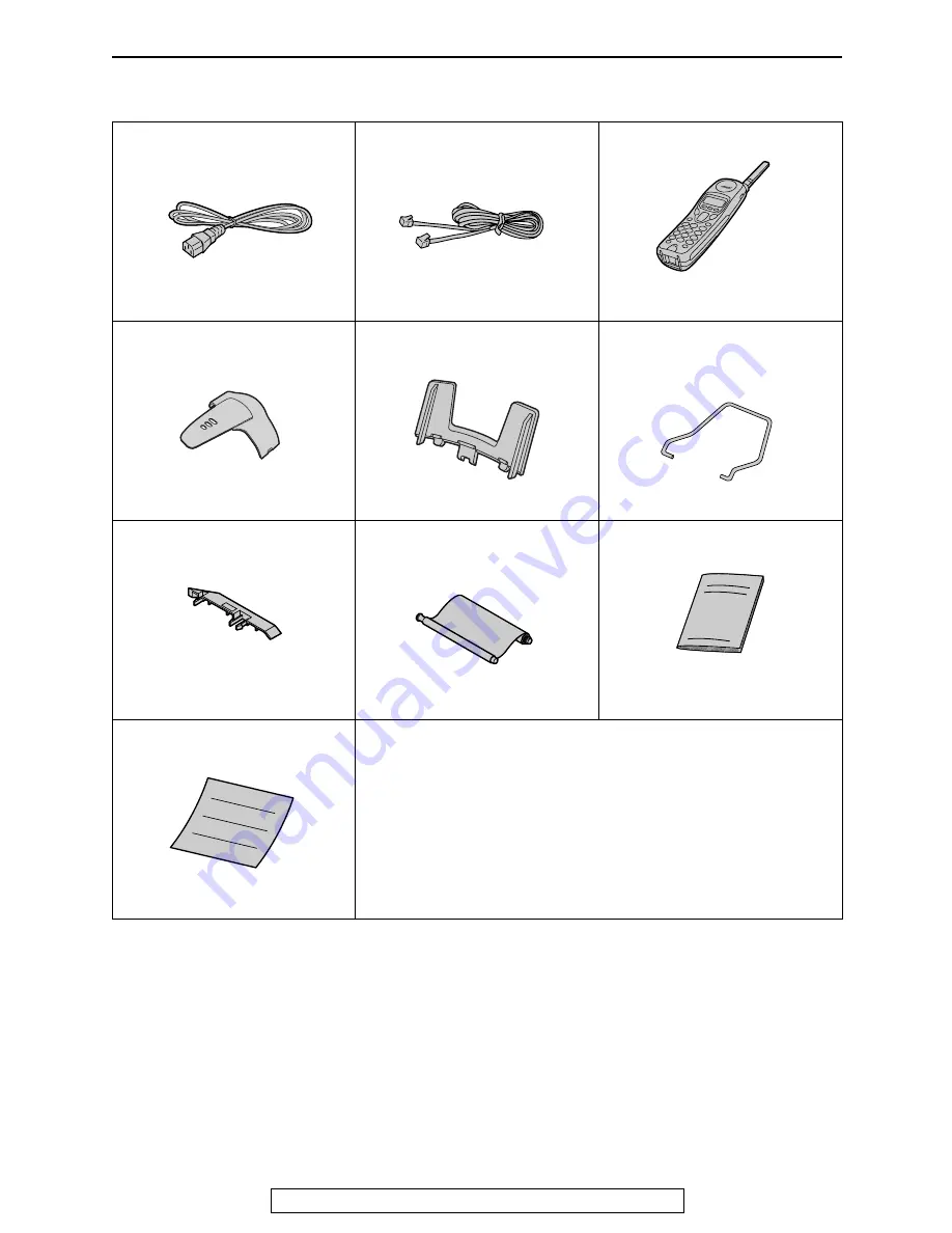 Panasonic FPG371 - B/W Thermal Transfer Operating Instructions Manual Download Page 9