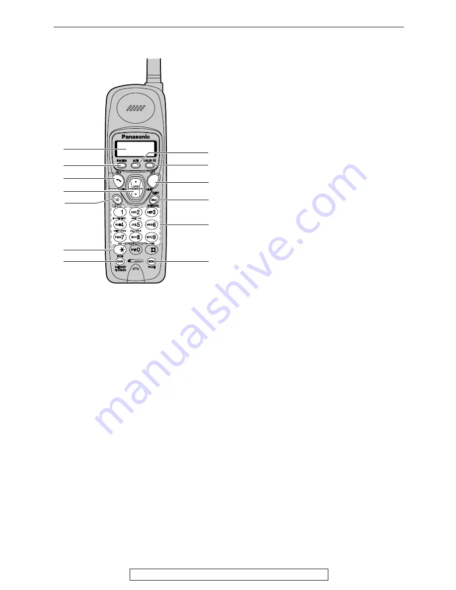 Panasonic FPG371 - B/W Thermal Transfer Operating Instructions Manual Download Page 13