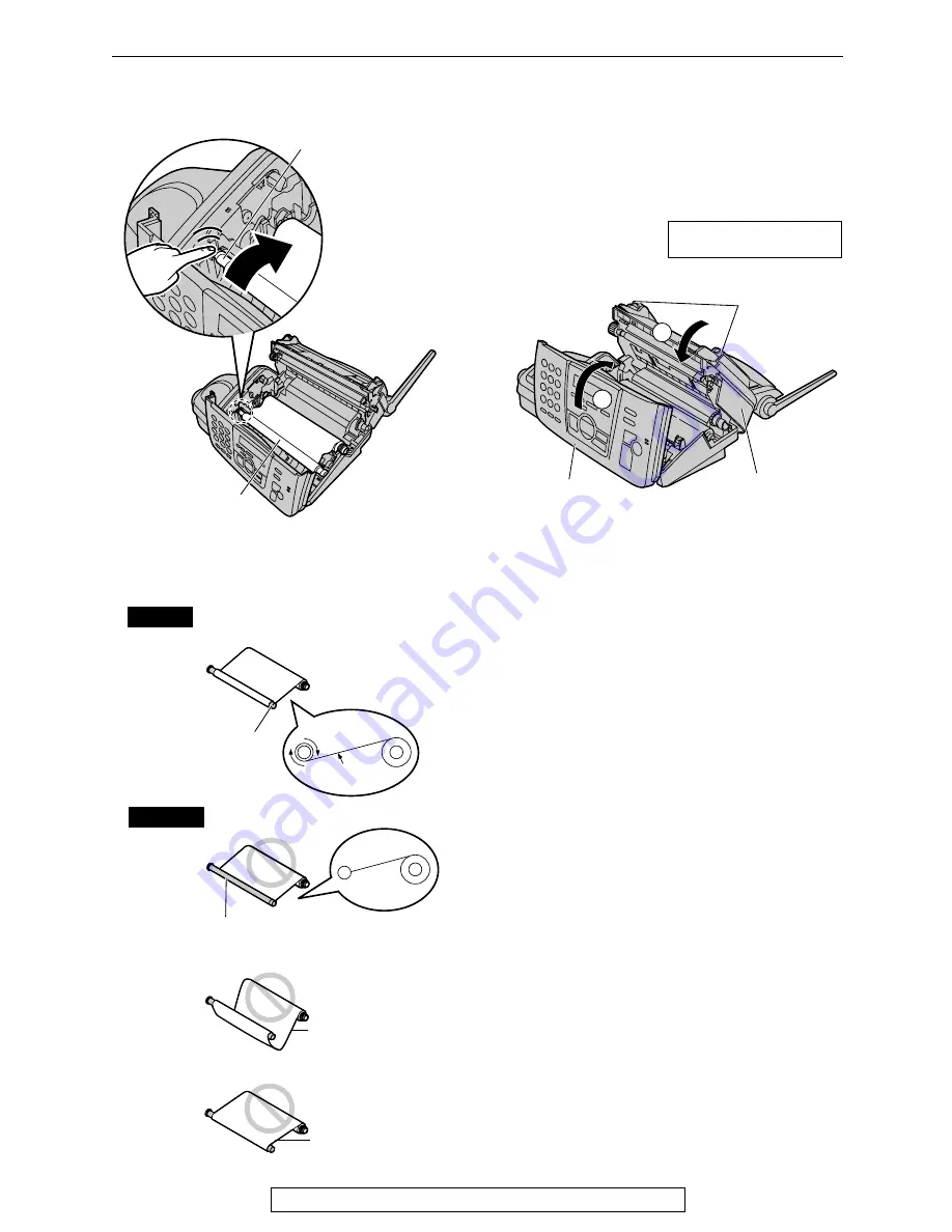 Panasonic FPG371 - B/W Thermal Transfer Operating Instructions Manual Download Page 15