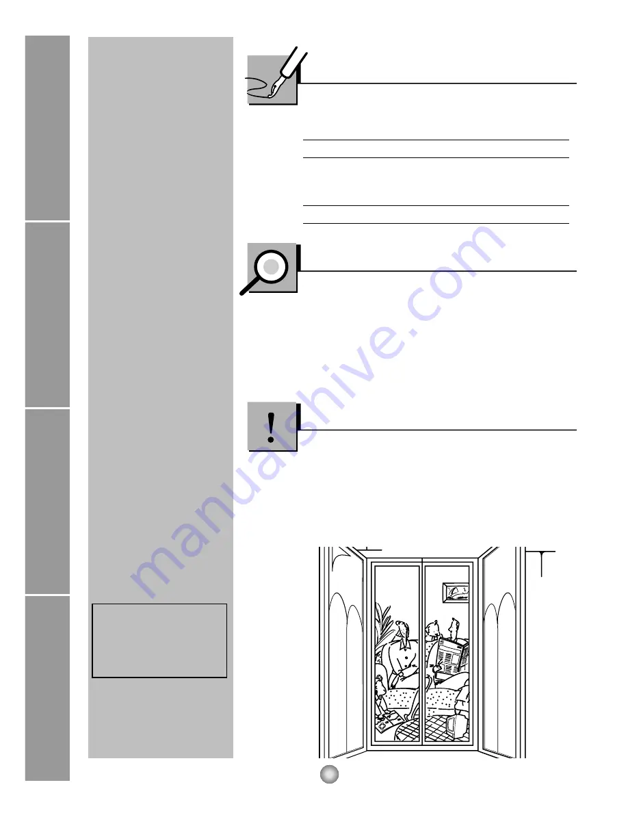 Panasonic French) Installation And Operating Instructions Manual Download Page 34