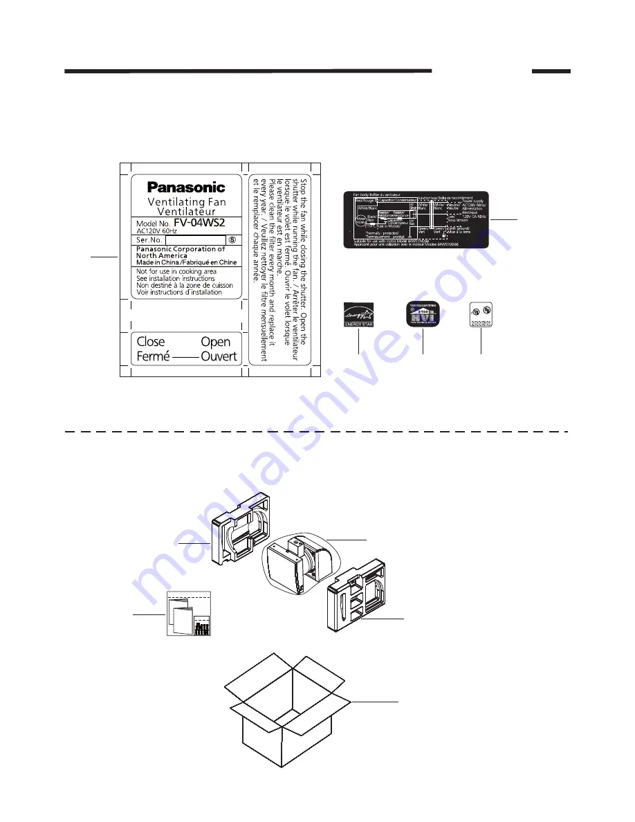 Panasonic FV-01WS2 Service Manual Download Page 5