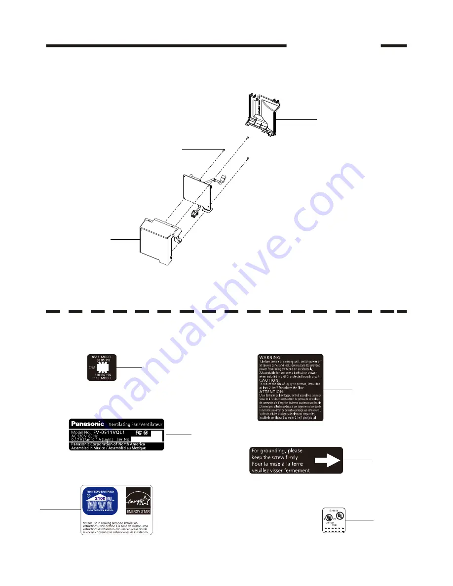 Panasonic FV-0511VQL1 Service Manual Download Page 4