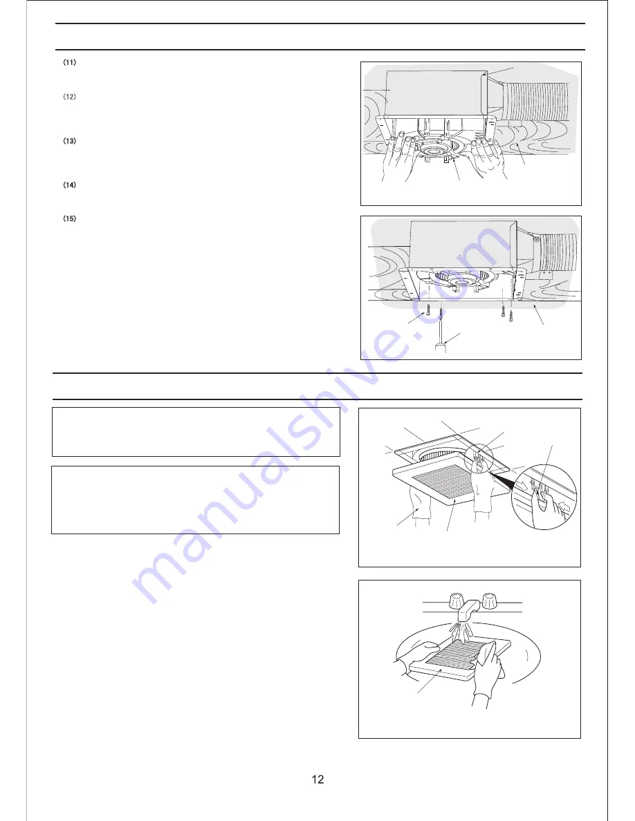 Panasonic FV-05VF1 Installation Instructions Manual Download Page 12